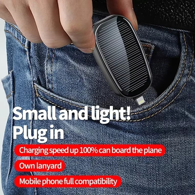 緊急用ソーラーミニポータブル電源キーホルダー型携帯充電器小型 - Solar Emergency Charger のレビューと価格