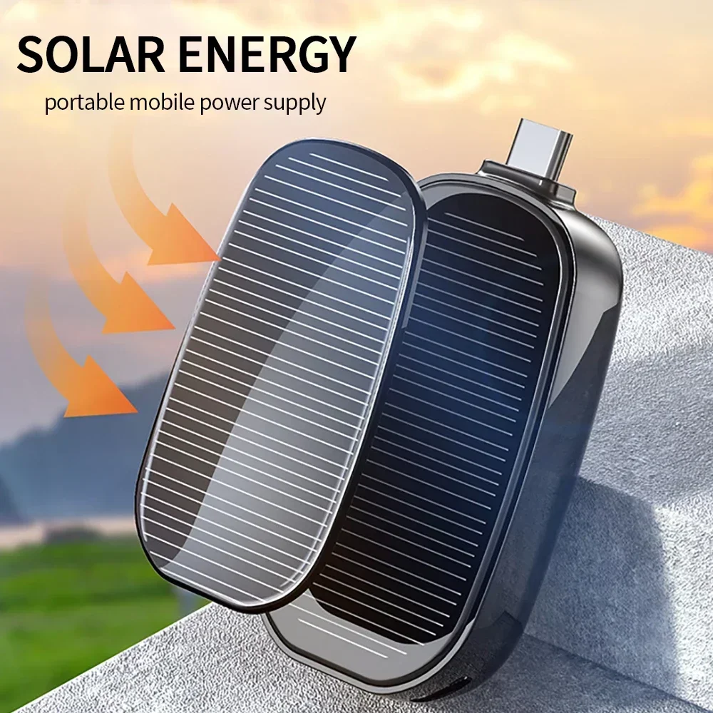 1200mAh ソーラーミニパワーバンクキーホルダーポータブ - Solar Emergency Charger のレビューと価格
