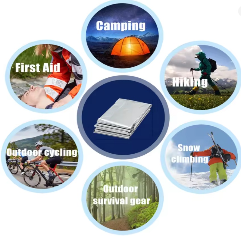ポータブル2人用緊急サバイバルシェルターテント、防水防風マイ - Emergency Mylar Tent のレビューと価格