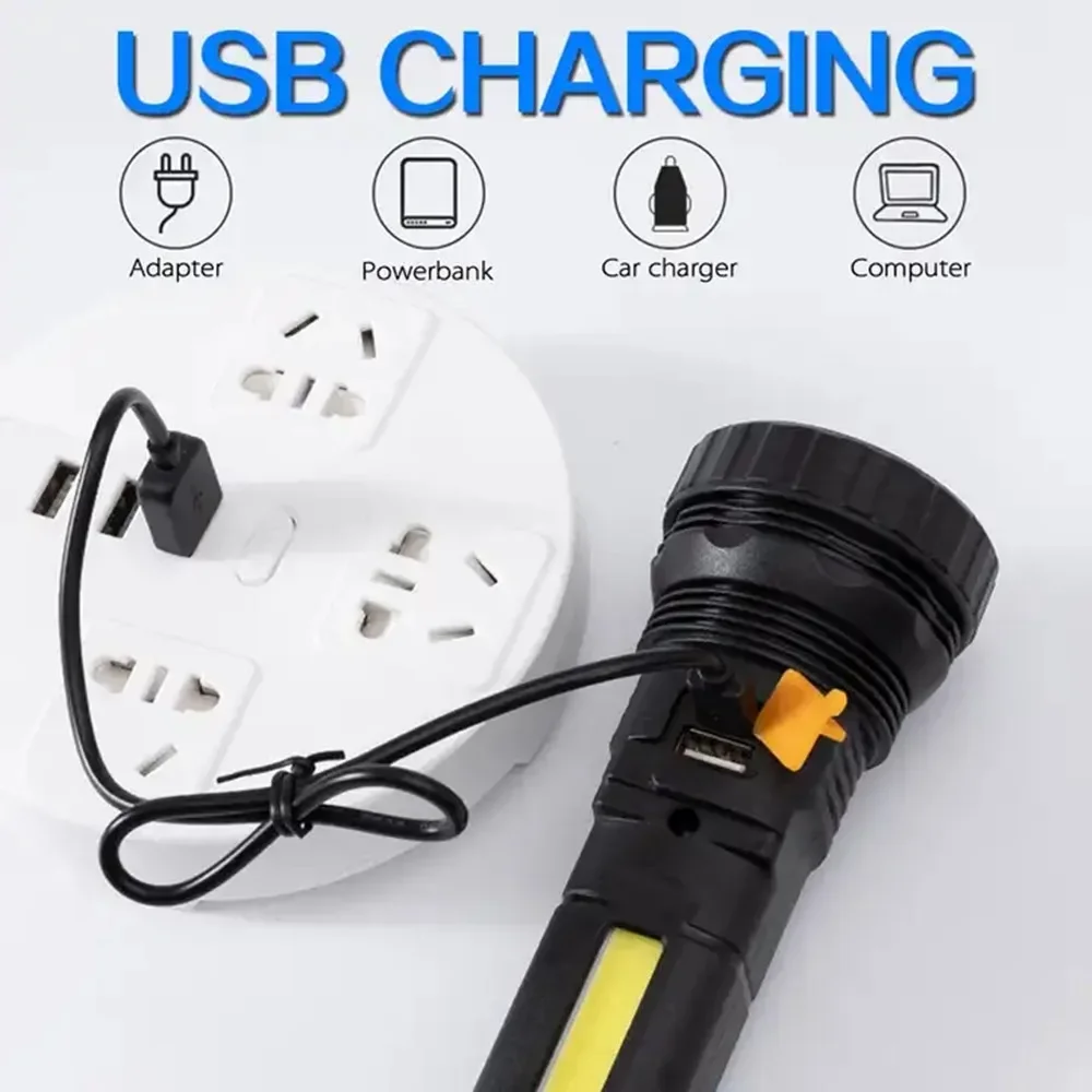 1PC 多機能ソーラー LED 懐中電灯屋外長距離トーチ緊急 - Solar Emergency Charger のレビューと価格