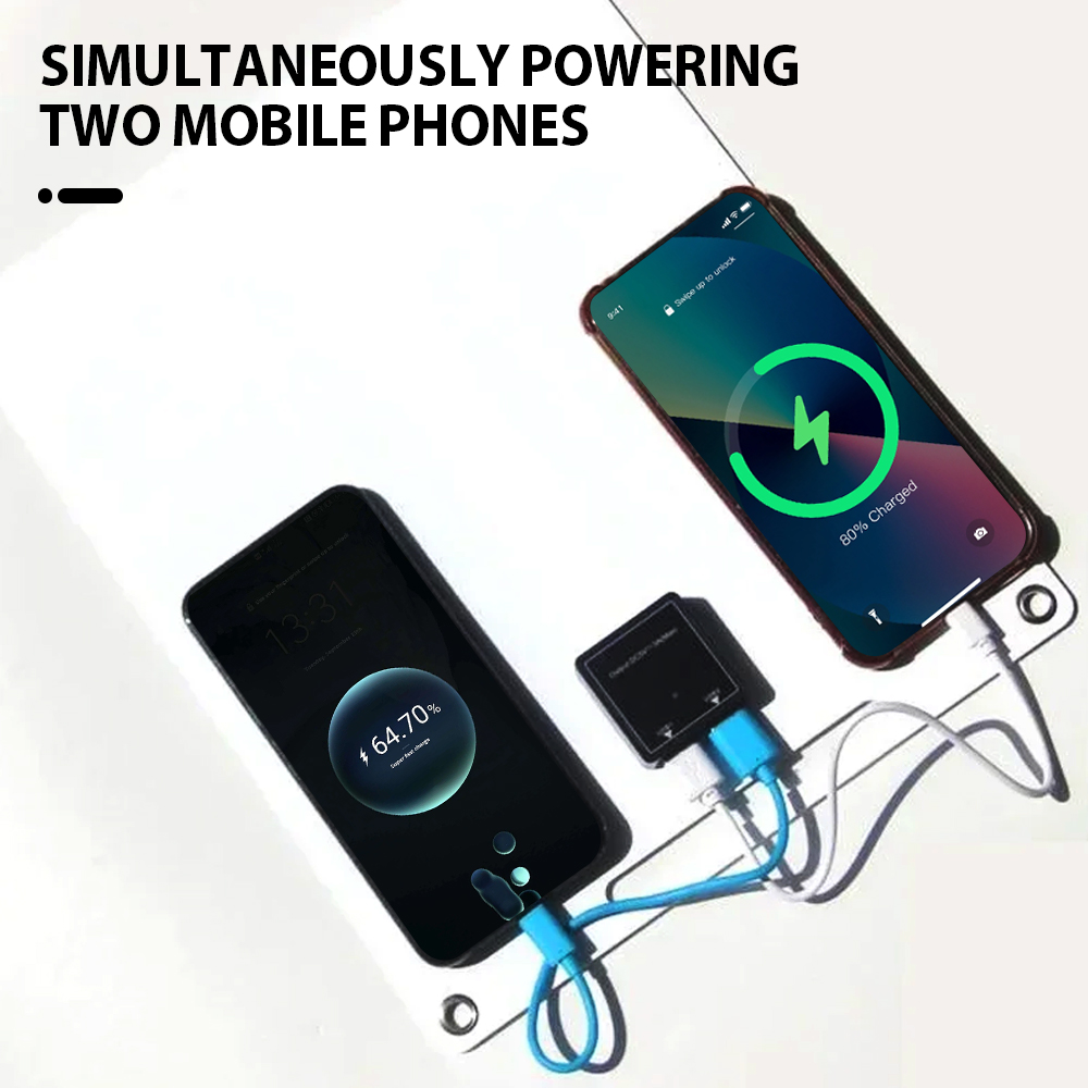 100 ワット防水ソーラーパネルポータブルデュアル USB  - Solar Emergency Charger のレビューと価格